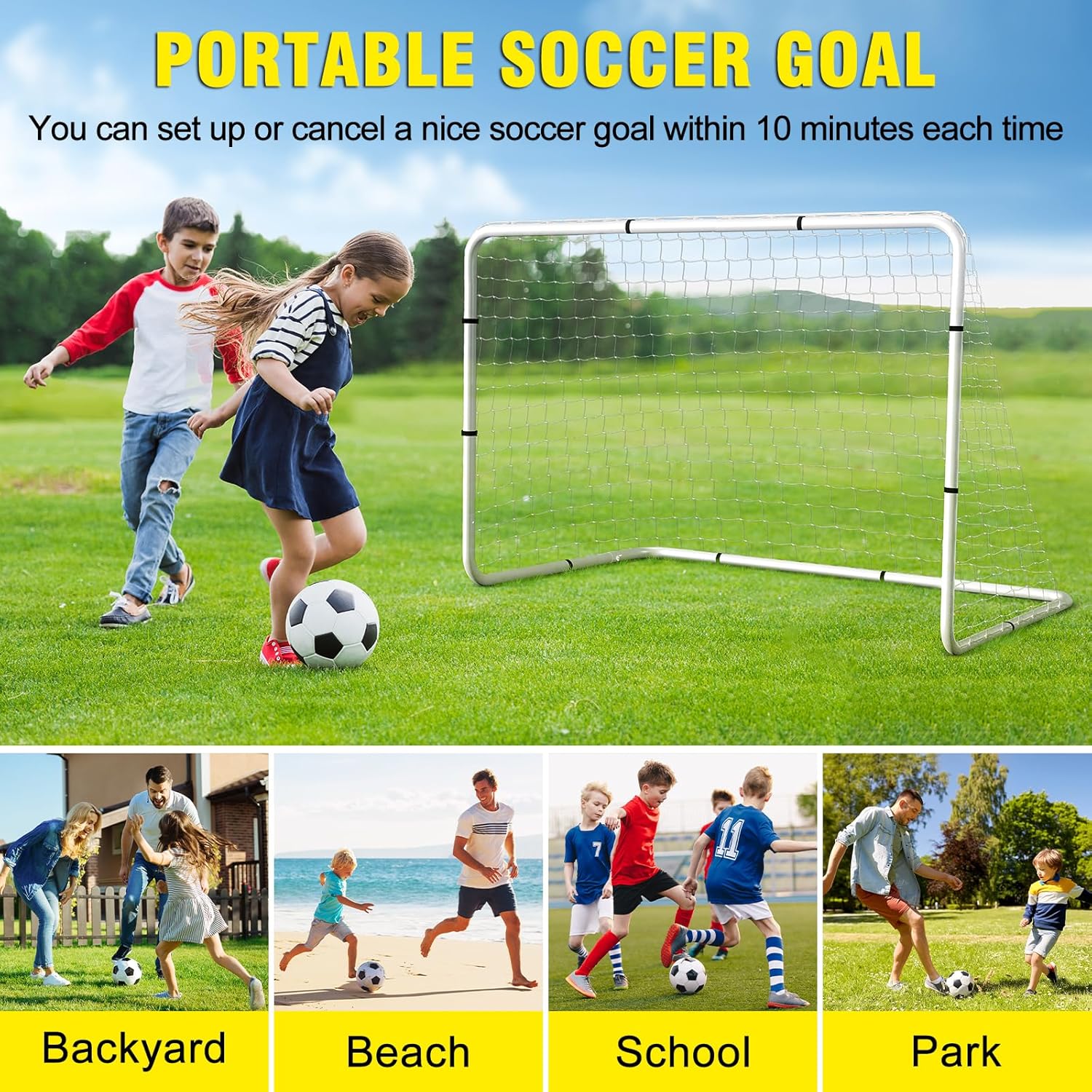 Training Sports Soccer Goals